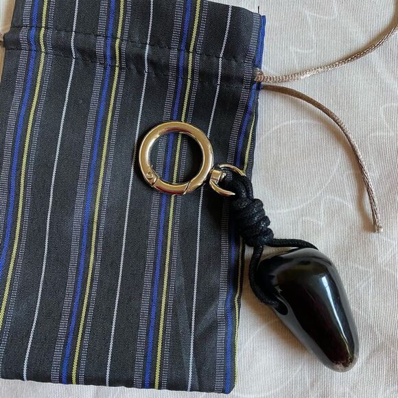 NEW Eco-Friendly Key Chain Handmade South America Artisan Black Unisex - Picture 14 of 14